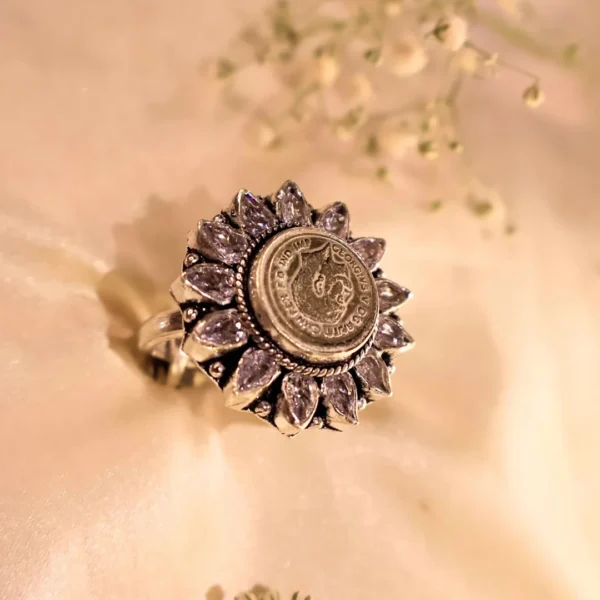 Coin Flower Ginni Ring
