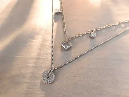 Emma Double Layered Pendant 925 Silver
