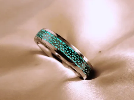Glowing Band Ring 925 Silver