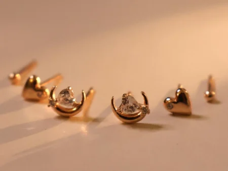 Cluster Heart Earrings 925 Silver