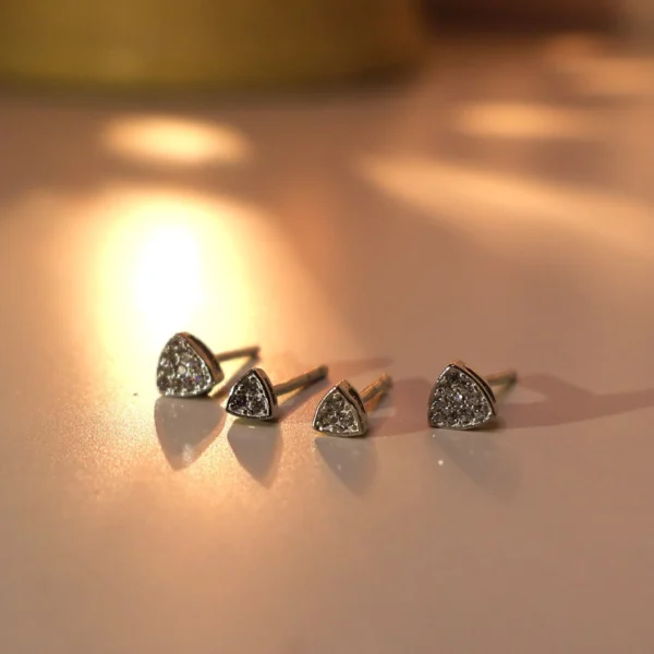 Triangle Earrings 925 Silver