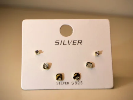 Gold Drops Earrings 925 Silver