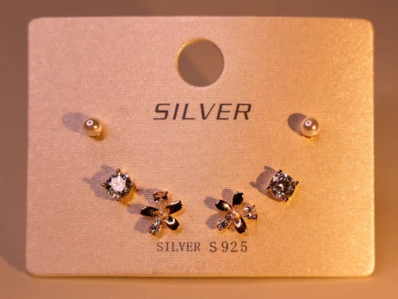 Floral Diva Earrings 925 Silver