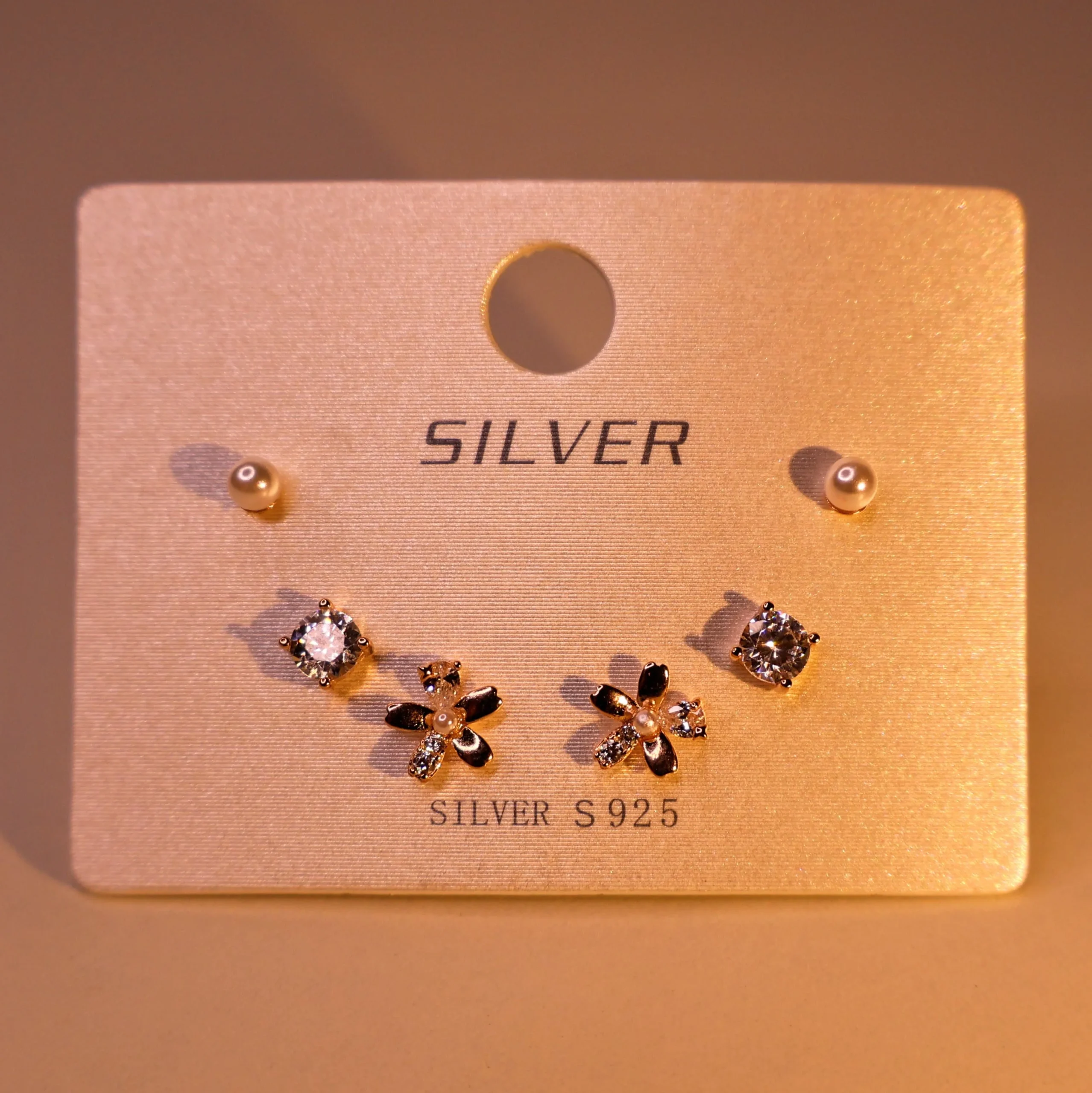 Floral Diva Earrings 925 Silver