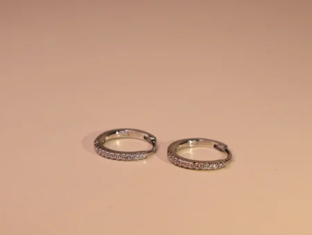 Studded Bali Earrings 925 Silver