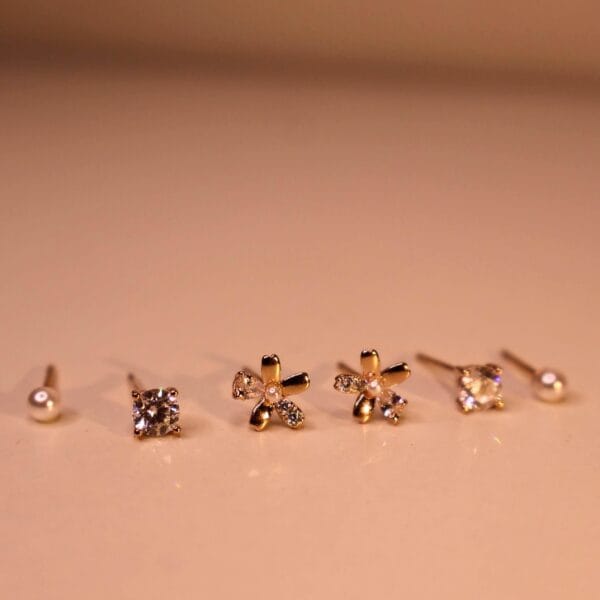 Floral Diva Earrings 925 Silver