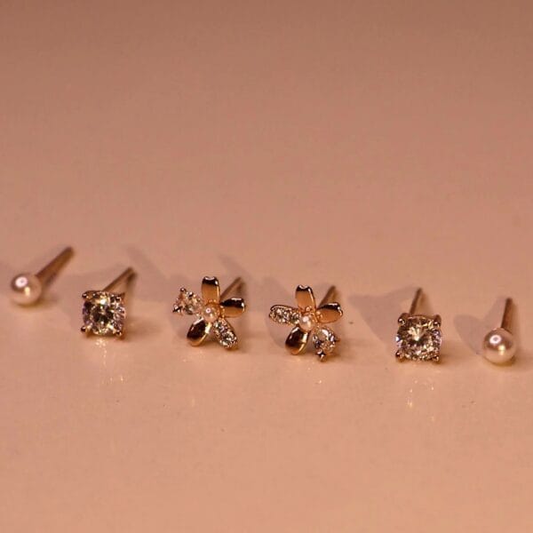 Floral Diva Earrings 925 Silver