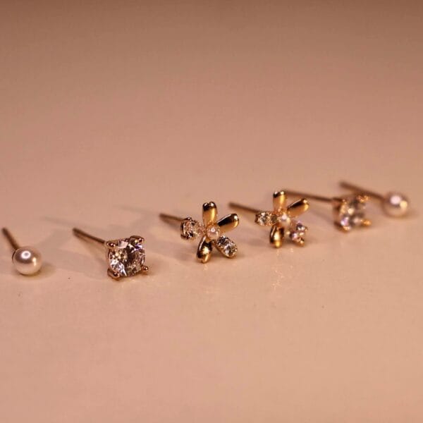 Floral Diva Earrings 925 Silver