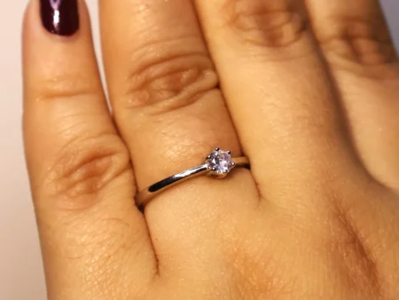 Simply Solitaire Adjustable Ring 925 Silver