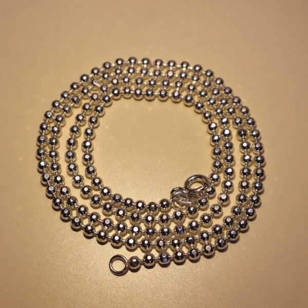 Iced Ball Chain 925 Silver