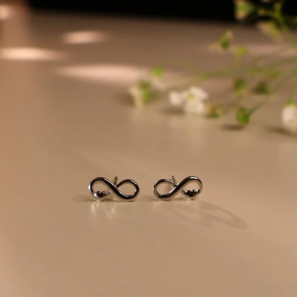 Infinity Earrings 925 Silver