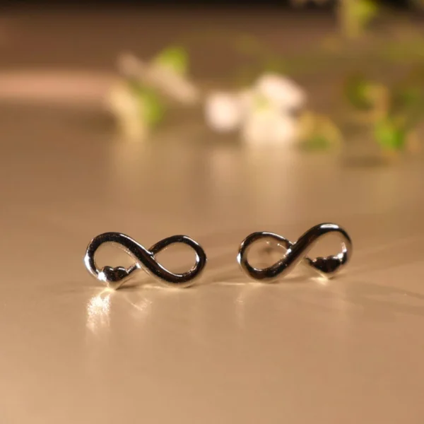 Infinity Earrings 925 Silver