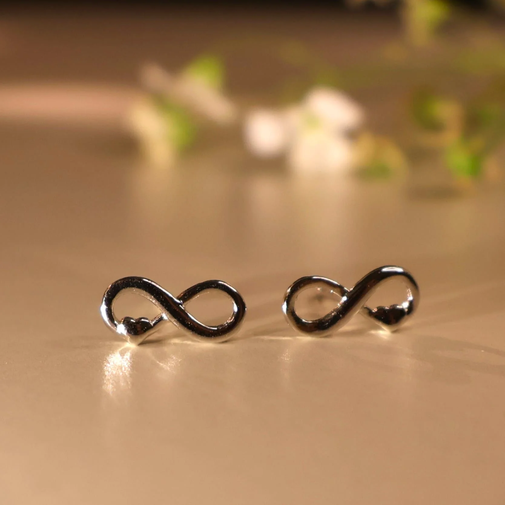 Infinity Earrings 925 Silver