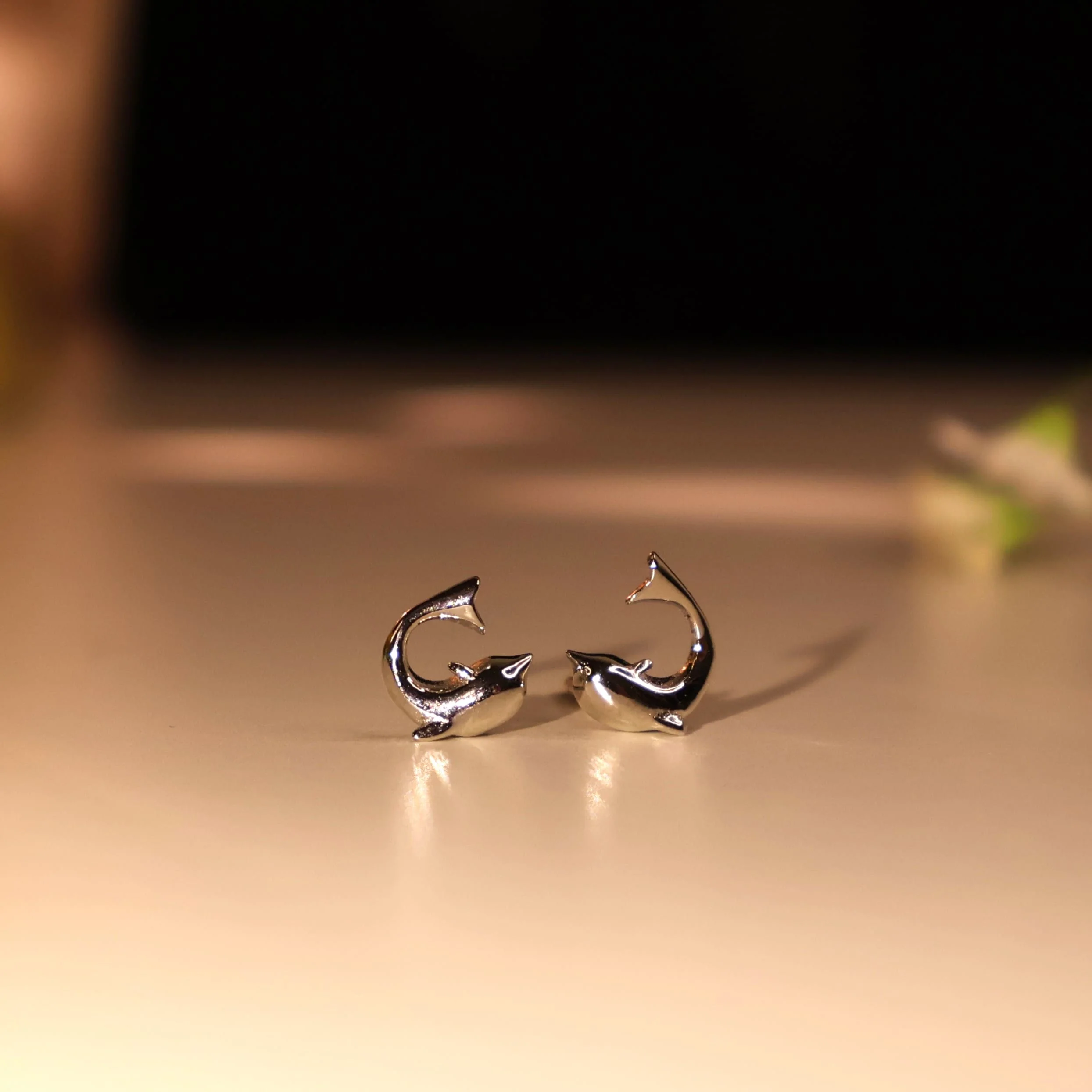 Dolphin Earrings 925 Silver