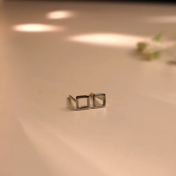 All Side Same Earrings 925 Silver