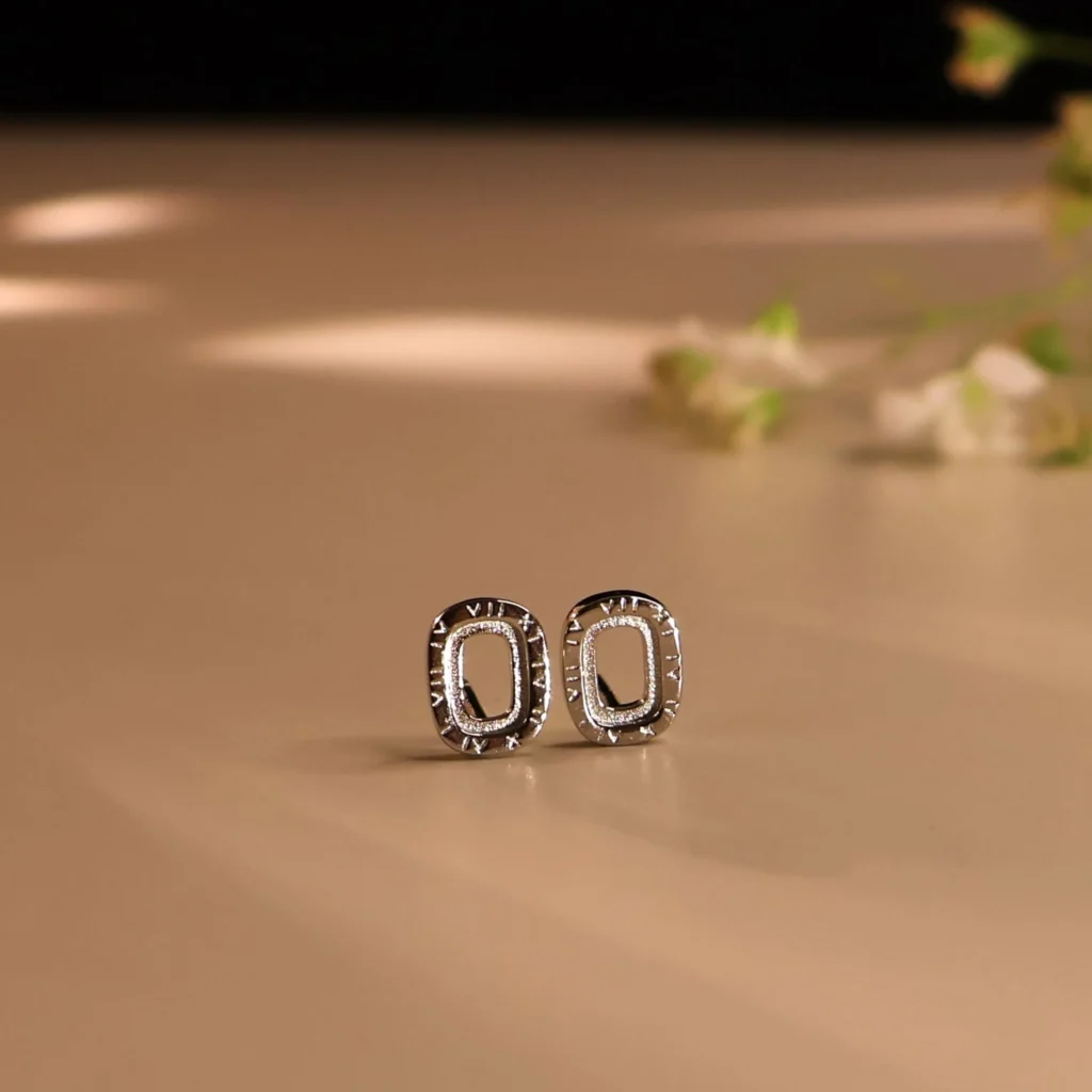 Roman Circles Earrings 925 Silver