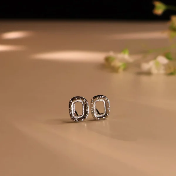 Roman Circles Earrings 925 Silver