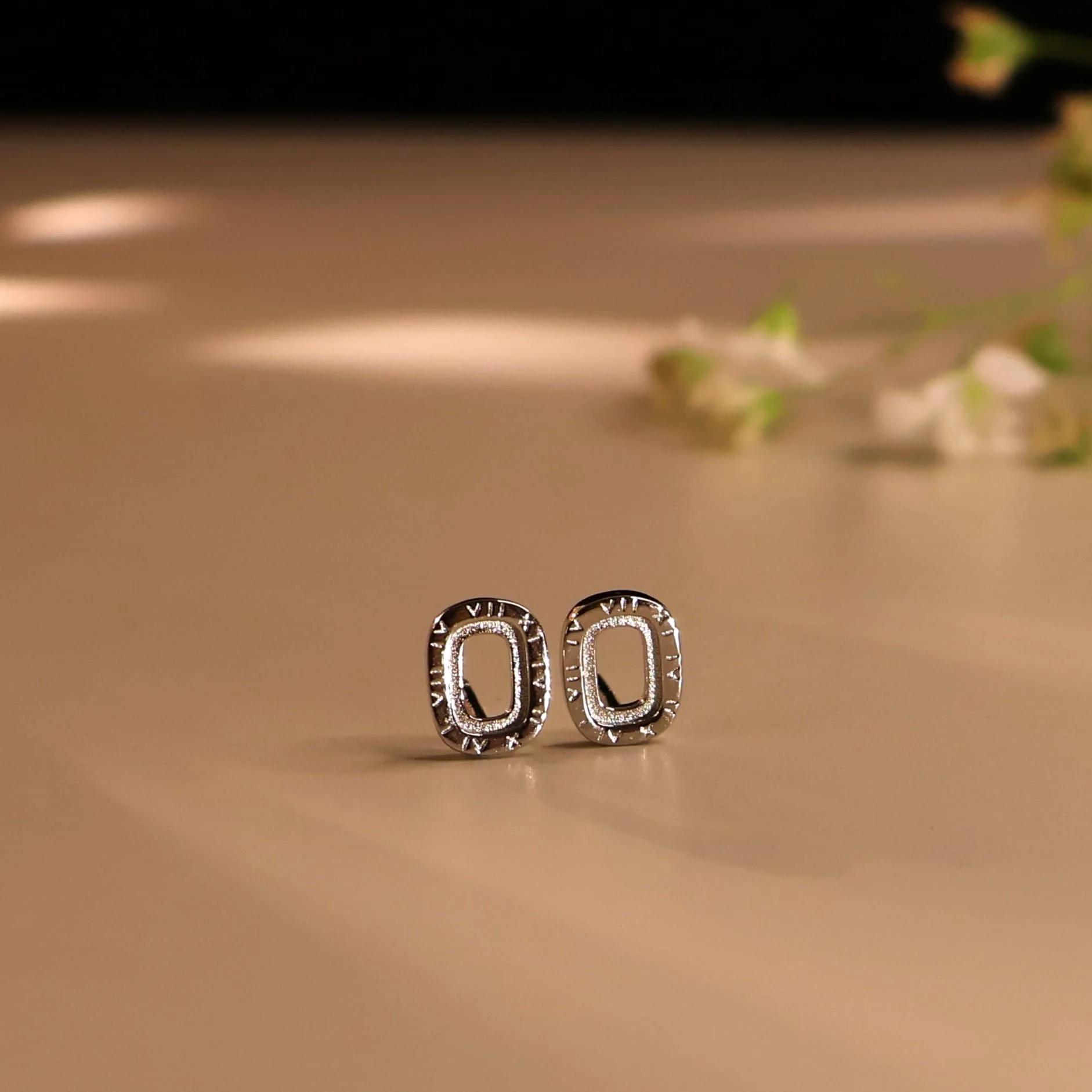Roman Circles Earrings 925 Silver