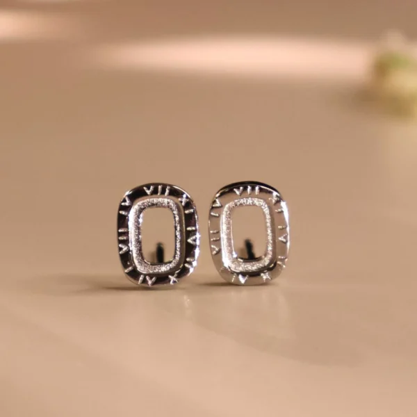 Roman Circles Earrings 925 Silver
