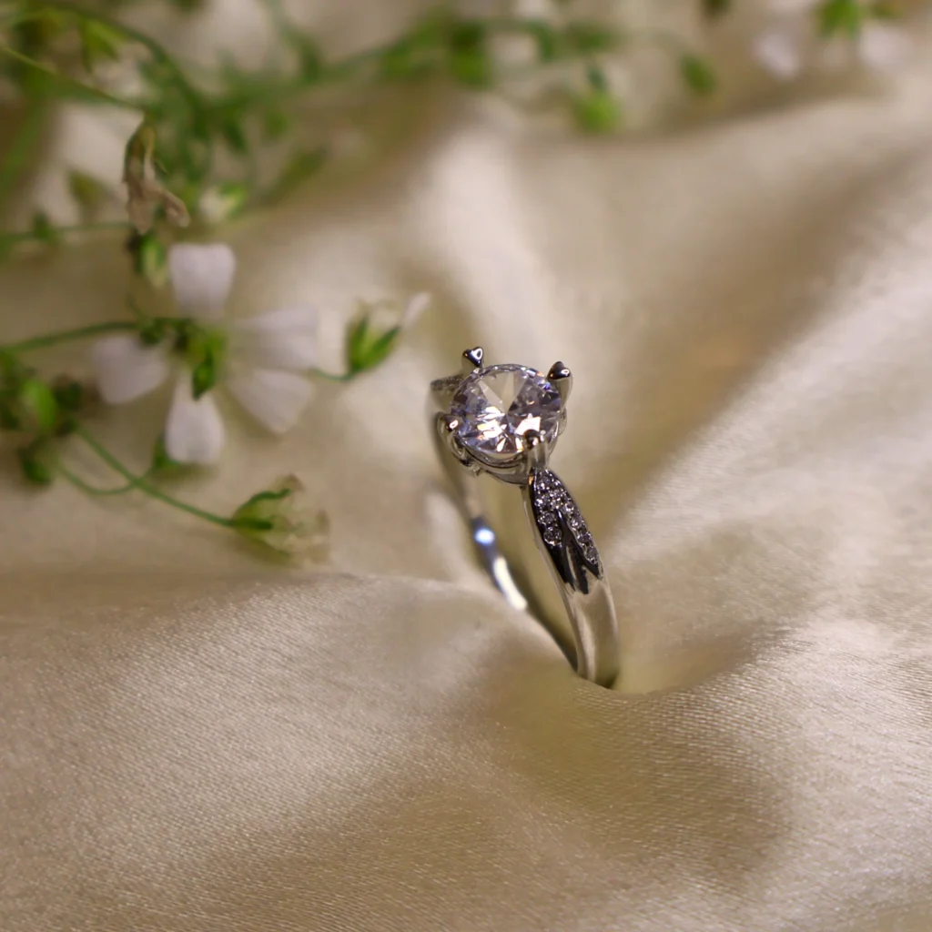 Solitaire Adjustable Ring 925 Silver